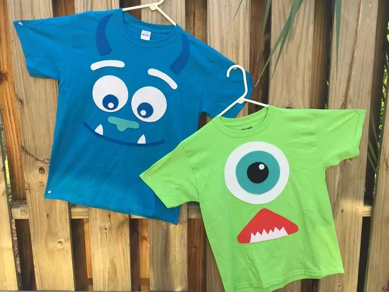 Quick and Easy Monsters Inc Halloween Costumes by Creatively Beth