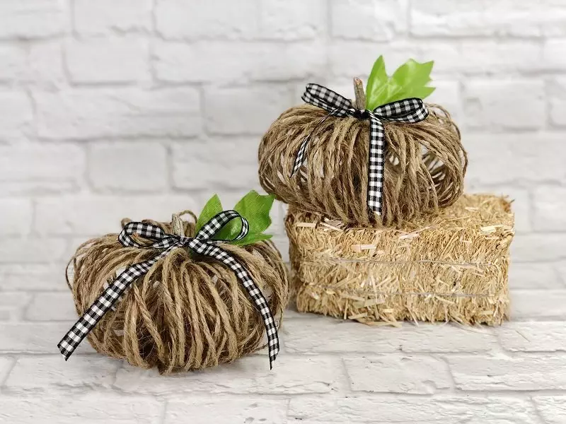 Natural Jute Rope Twine Crafts Ribbon String Craft Ornament Hanger -   Log Cabin Decor