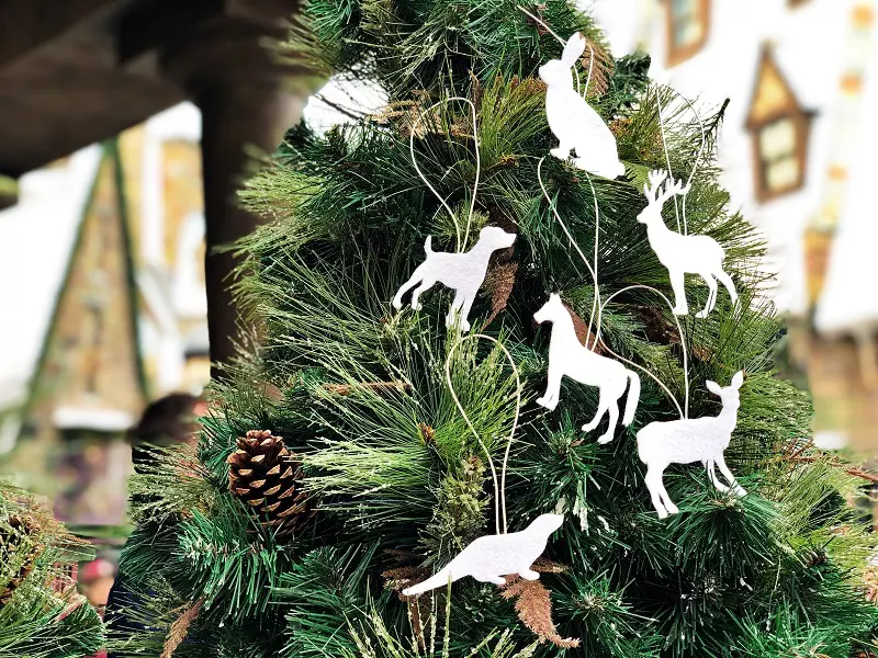 Harry Potter Patronus Ornaments with Free Templates Creatively Beth #creativelybeth #harrypotter #patronus #ornaments #christmas #freepatterns