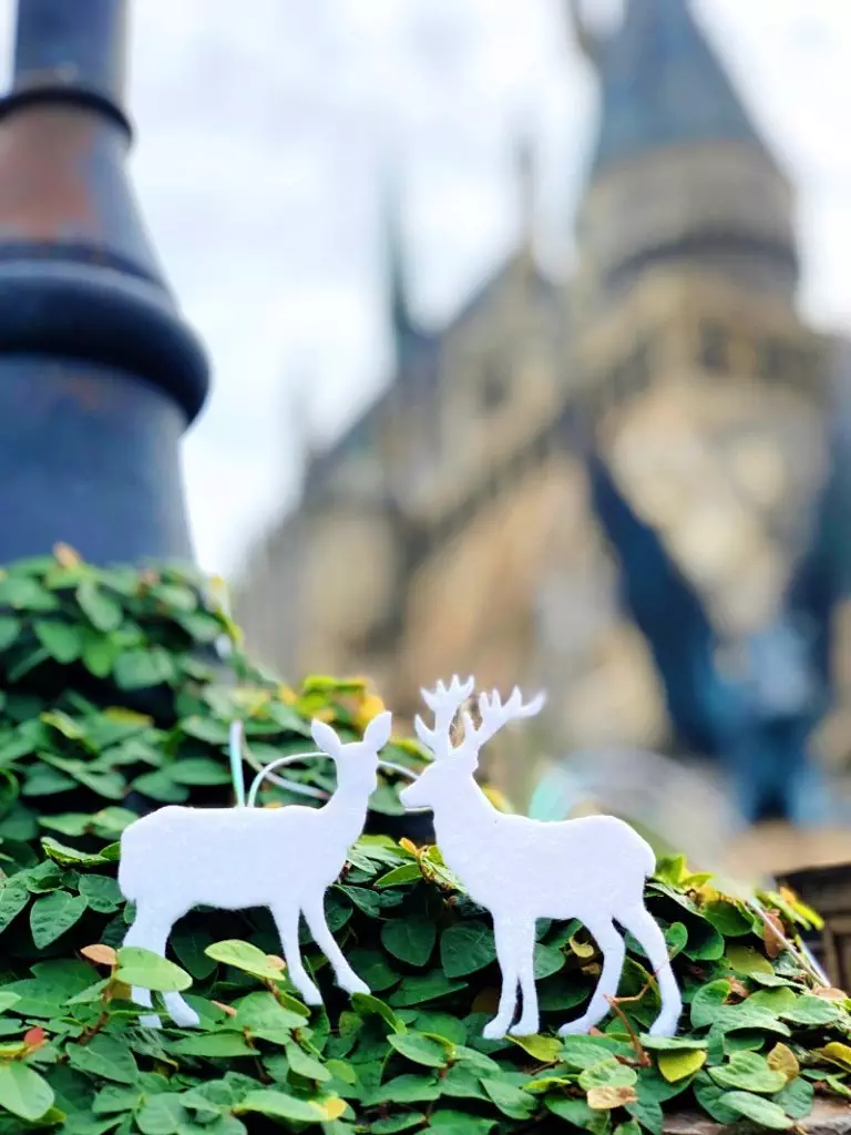 Harry Potter Patronus Ornaments with Free Templates Creatively Beth #creativelybeth #harrypotter #patronus #ornaments #christmas #freepatterns
