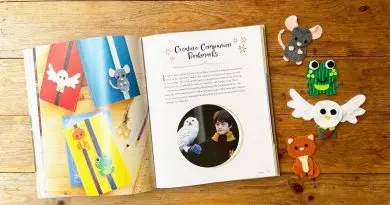 Harry Potter Crafts DIY Harry Potter Homemade Book Lindsay Gilbert Bookmark Craft Creatively Beth #creativelybeth #harrypotter #diy #hphomemade #homemade #lindsaygilbert #bookmarks #kuninfelt