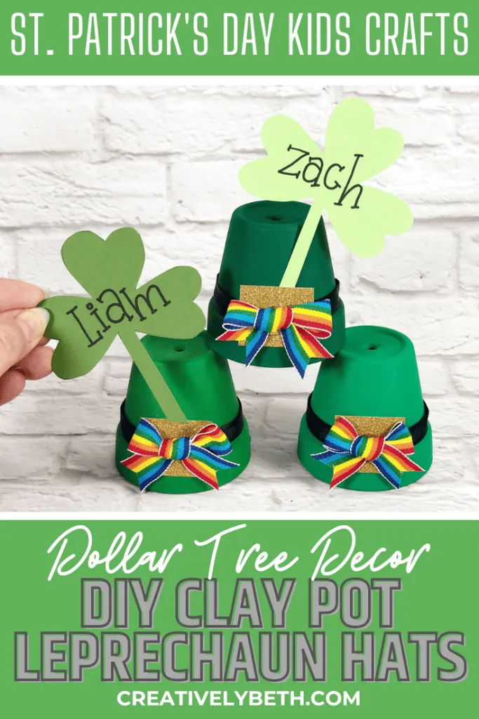 Clay Pot Leprechaun Hats