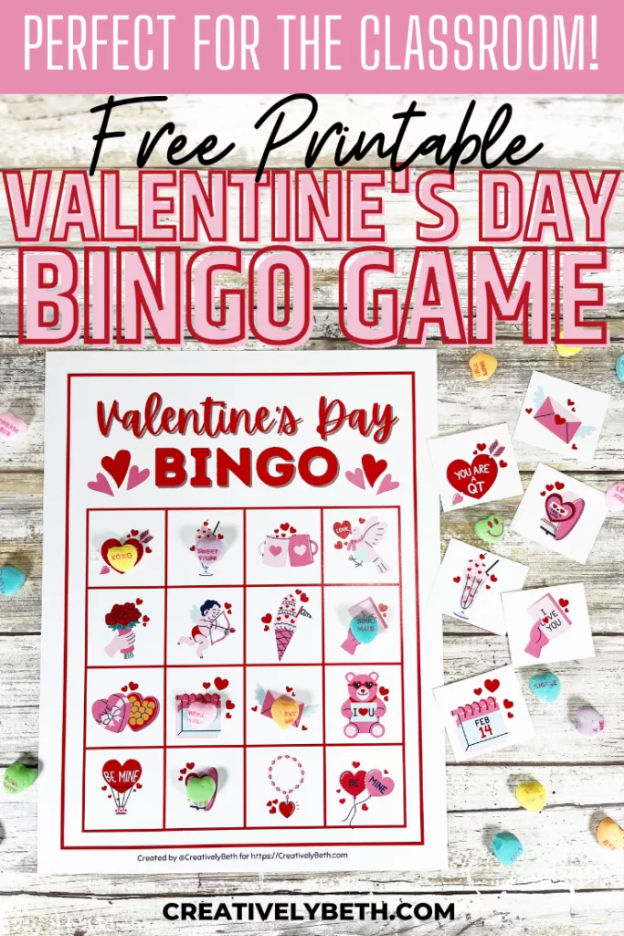 Valentine Bingo Cards Free Printable (24 Sets)