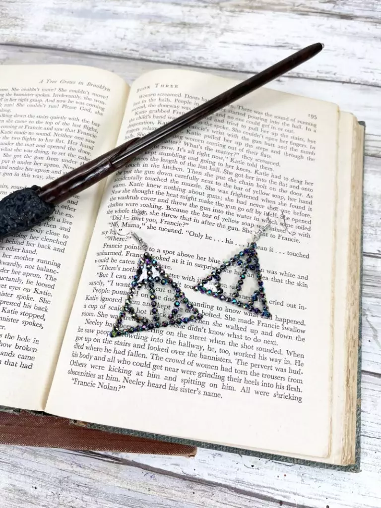 ⚡ Harry Potter earrings ⚡ The Deathly Hallows hoop... - Depop