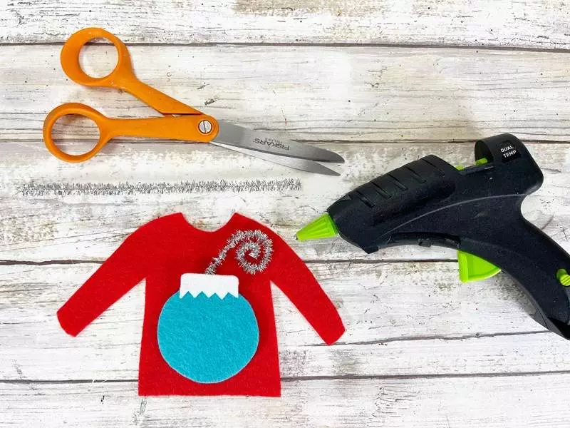 Easy Ugly Christmas Sweater Ornaments