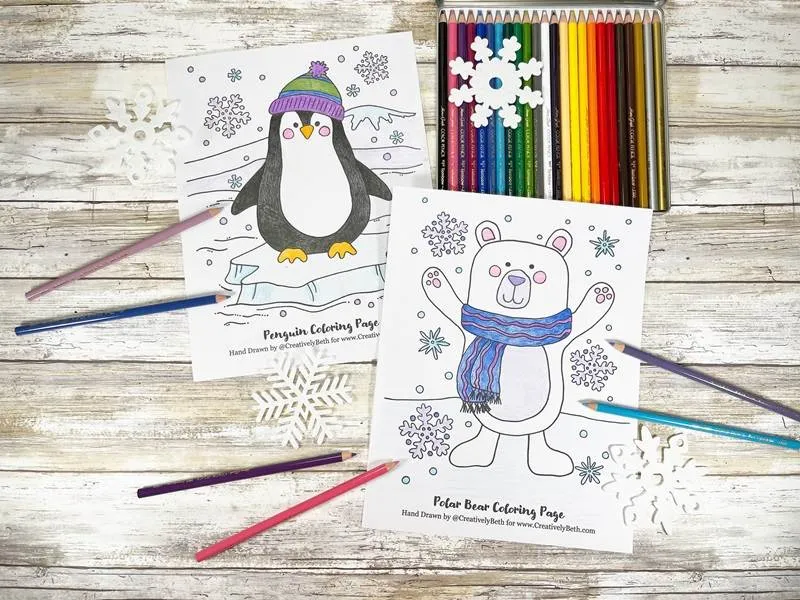 Free Printable Winter Coloring Pages