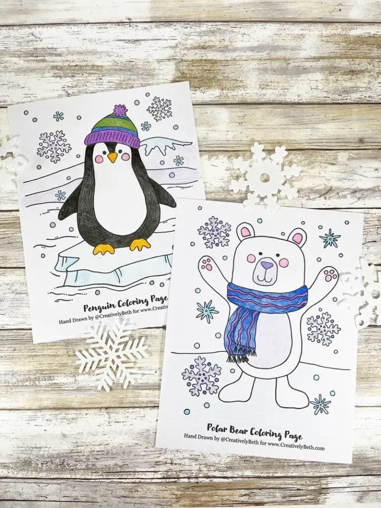 Free Printable Winter Coloring Pages