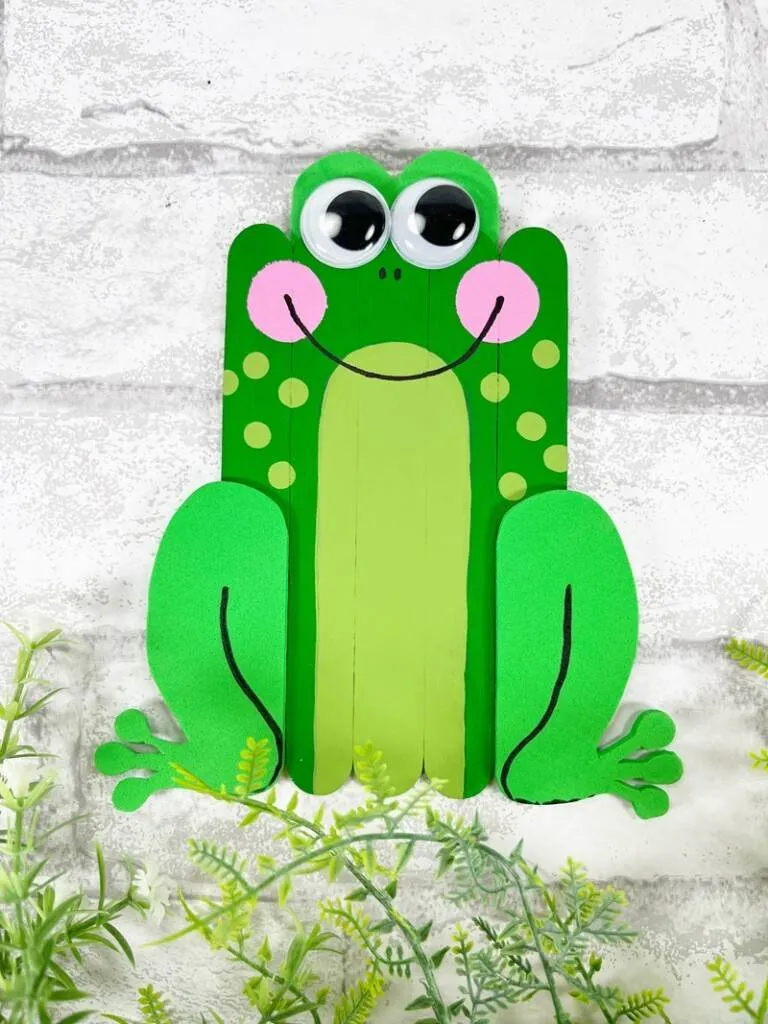 Dollar Tree Craft Stick Frog