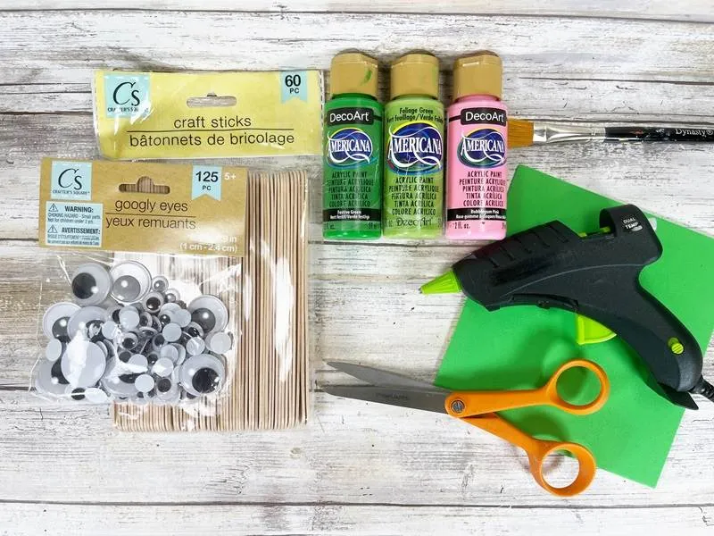 Dollar Tree Craft Stick Frog