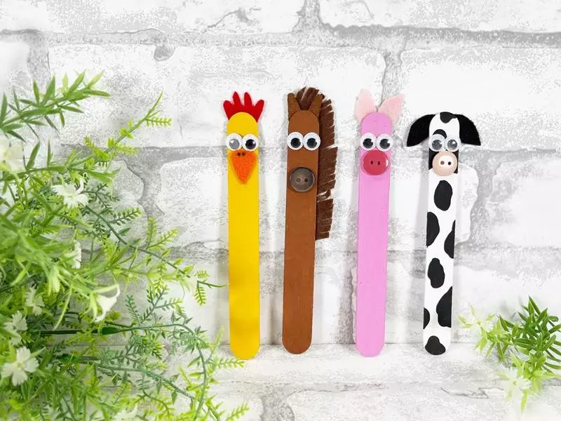 Craft Stick Farm Animals