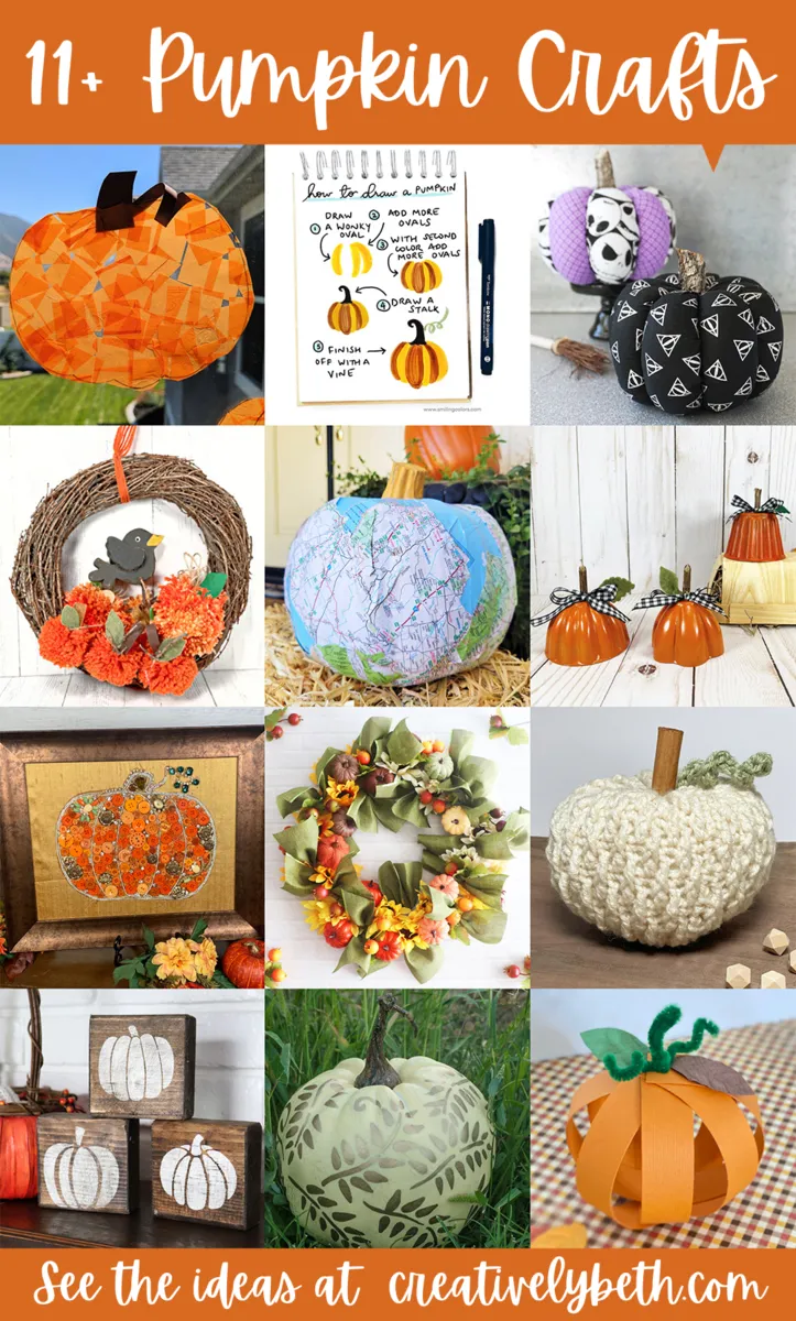 How to Upcycle Vintage Bundt Pan Mini Pumpkins