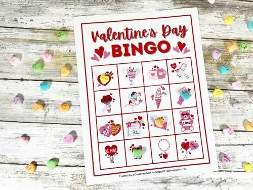 Valentine Bingo Cards Free Printable (24 Sets)