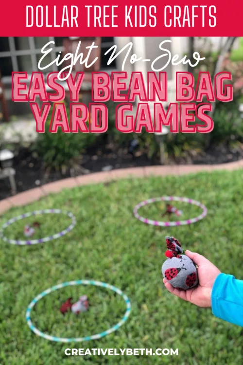 No-Sew Bean Bags for Outdoor Games with Kids