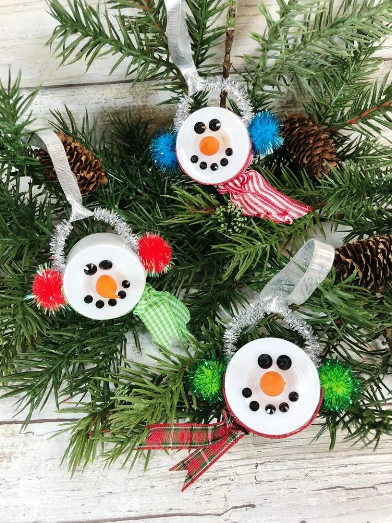 Dollar Tree Snowman Votive a 15 Minute Craft