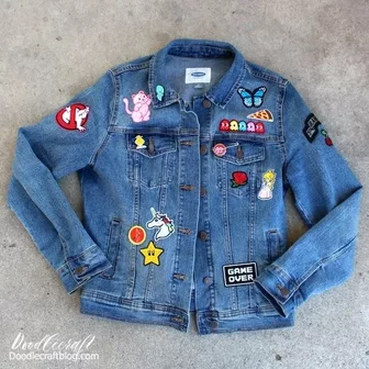 DIY Embroidery Patch Ideas for Denim Jackets - Laura Kelly's Inklings