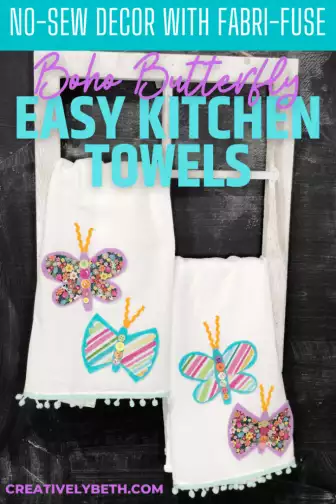 Embellish Towels with Decorative Fabric Trim! A tutorial for BEGINNERS