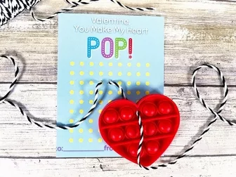 Pop It Free Printable Valentines for Kids! ⋆ Brite and Bubbly