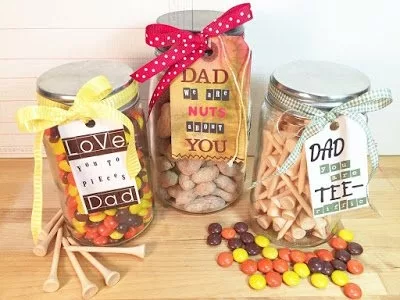 12 Fun and Unique Father's Day Crafts Using Mason Jars - Mason Jar Projects