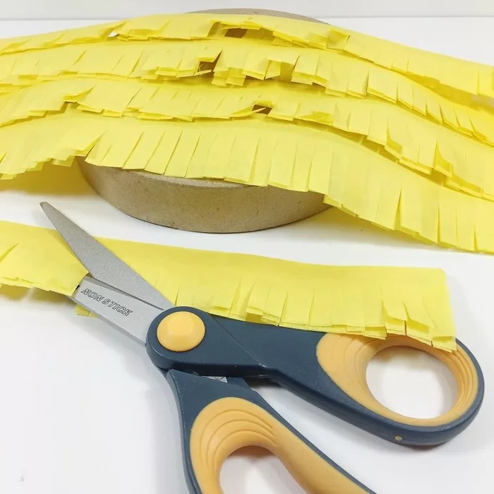 Yellow Paper Streamer