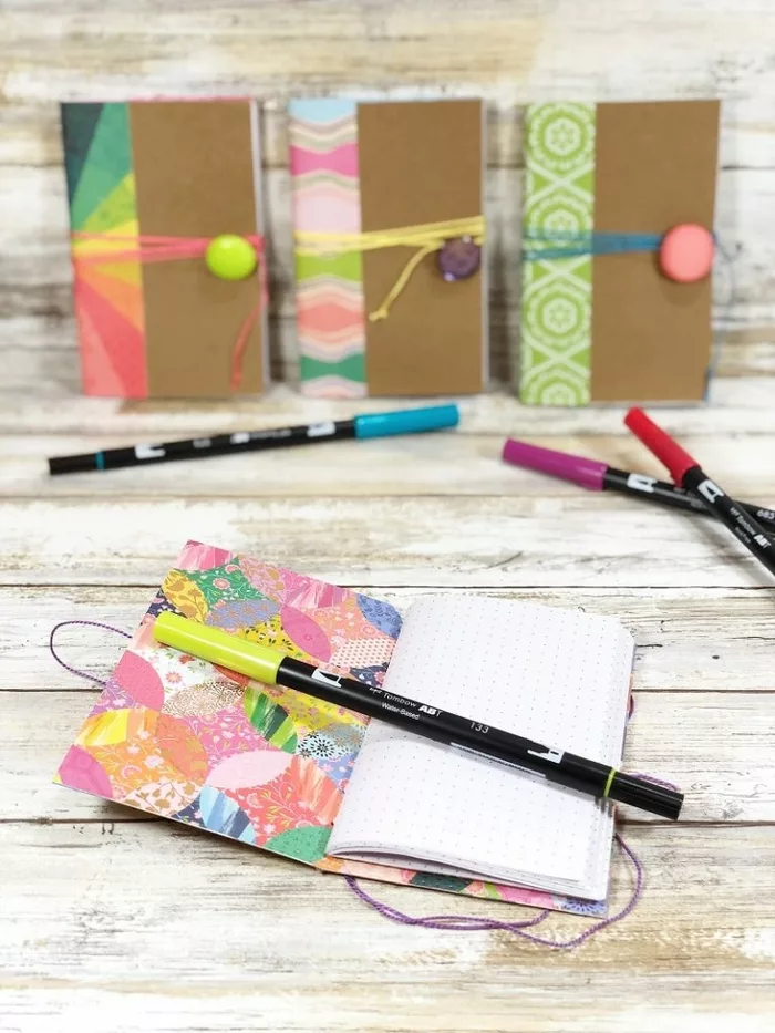 Recycled Cereal Box Notebooks a Step by Step DIY