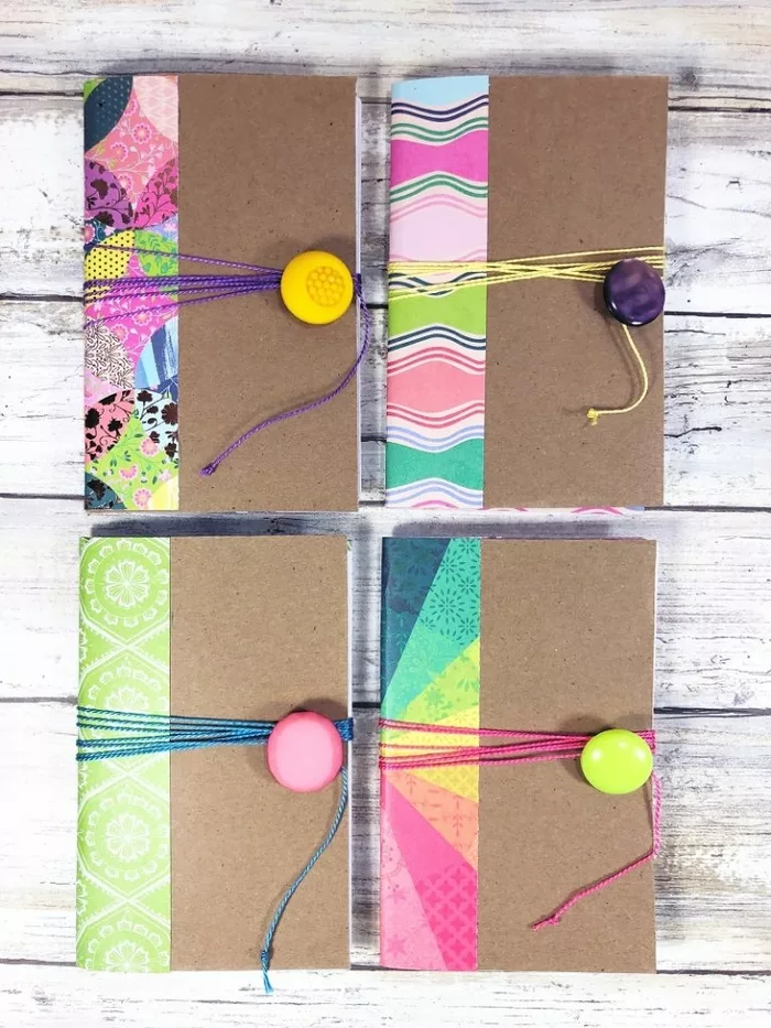 15 DIY Sketchbooks + Journals + Notebooks + Book Cover Crafts!