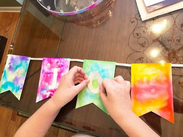 DIY Art Color Birthday Party - Crafting Cheerfully