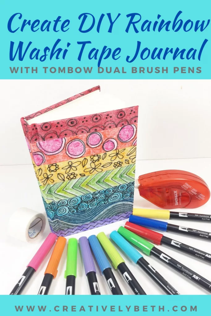 How to make Washi tape for Journal (Without double sided tape) _ DIY journal  Washi tape 