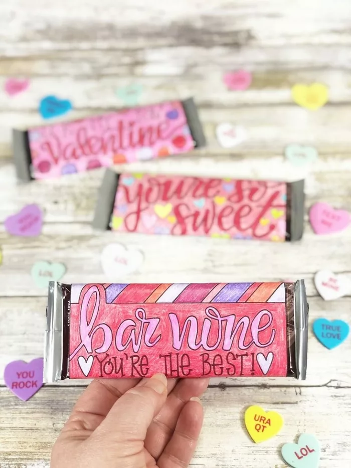 Valentine's Day Printable Pencil Banner - Oh My Creative