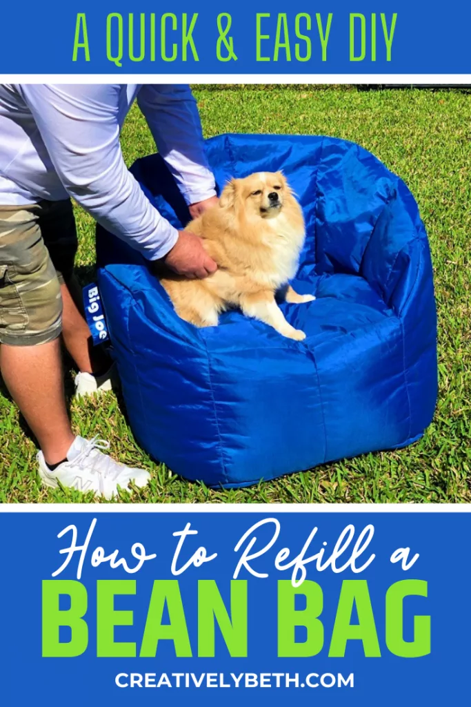 Refill a Bean Bag For Free!! Simple DIY Project!