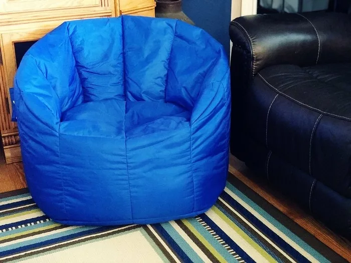 Refill a Bean Bag Chair Without the Mess - From Under a Palm Tree