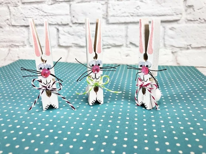 Clothes Pin Bunny - CraftMonsterz