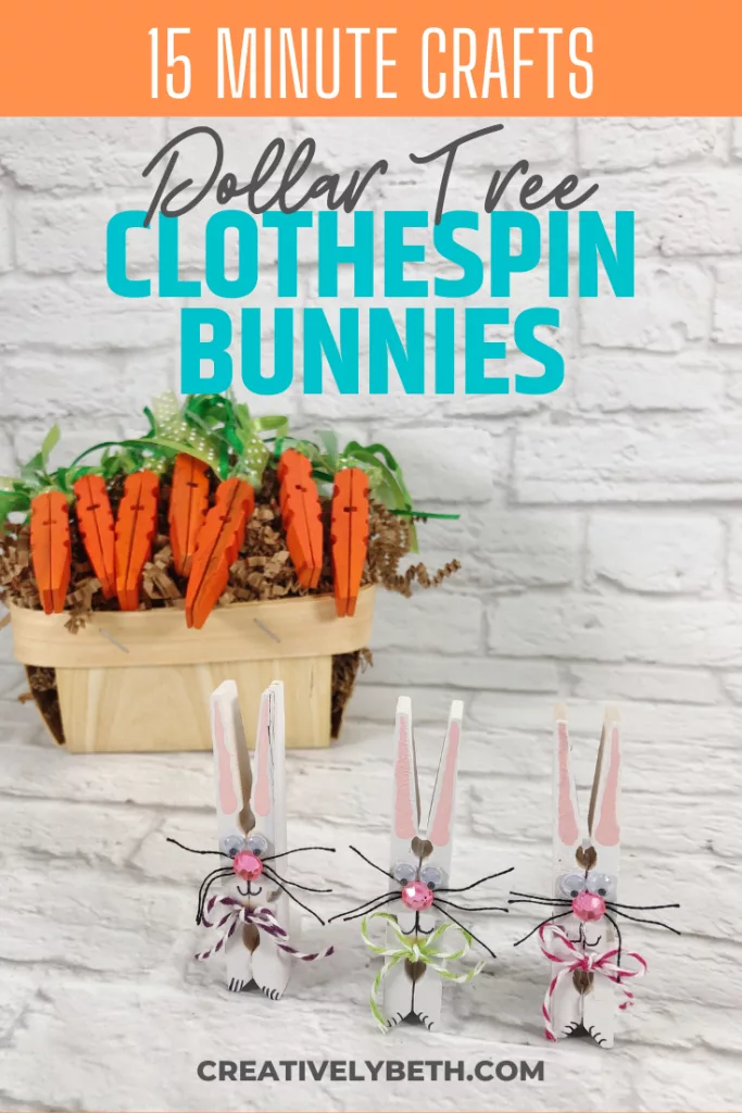 How to Make Clothespin Bunnies