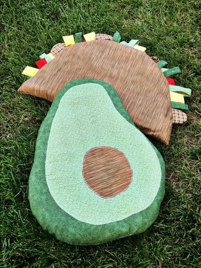 Avocado Floor Cushion Pillow for Back to School