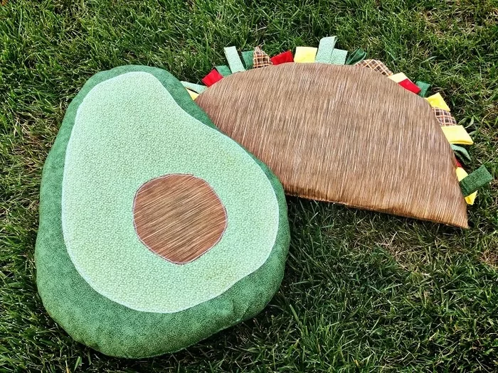 Avocado Floor Cushion Pillow for Back to School