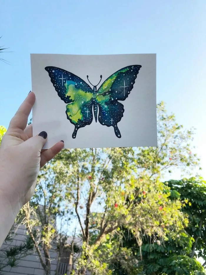 FREE Watercolor Butterfly Painting Activity