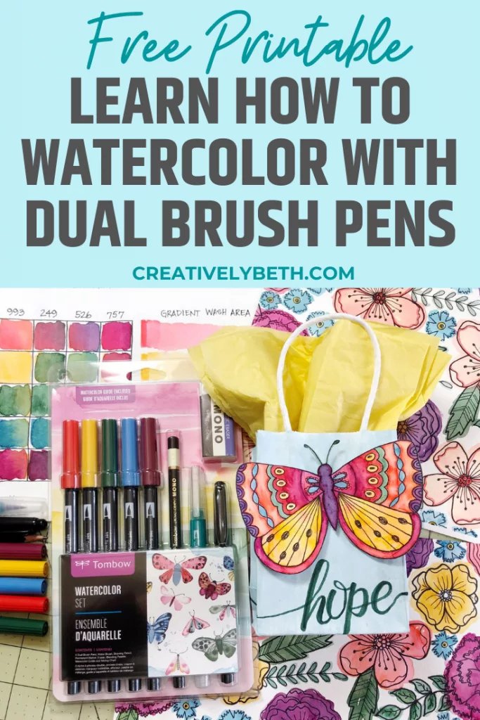 Tombow Watercoloring set Floral