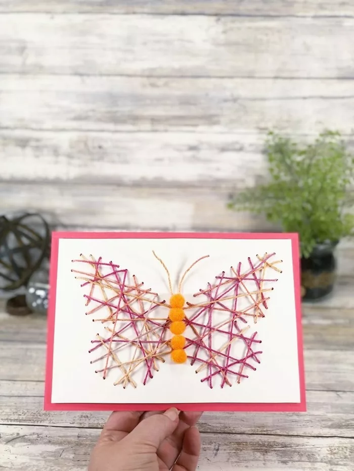 Five-color flower paper-cut art - DIY ART PINS