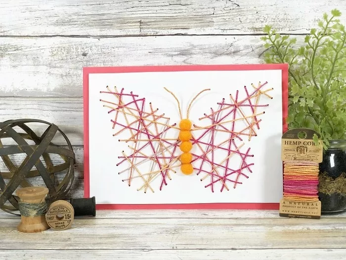Butterfly String Art/ DIY Crafts Adult/kids String Art Kits / Wall
