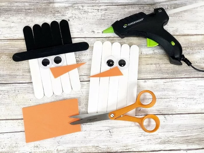 The Happiest Paper Snowman Craft for Kids