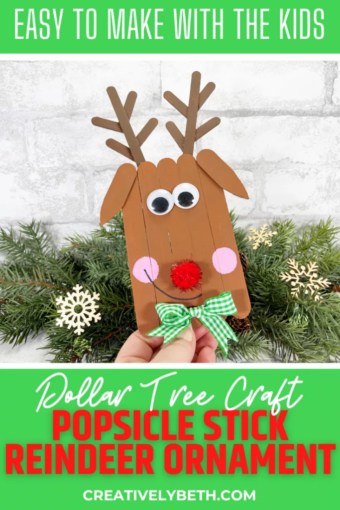 Simple Dollar Tree Craft Stick Christmas Tree – Lizzy & Erin