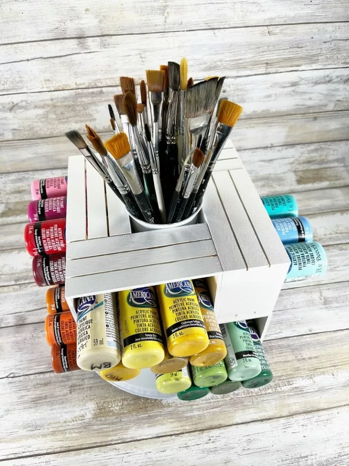 Cheap Organizing Ideas with DIY Dollar Store Crafts