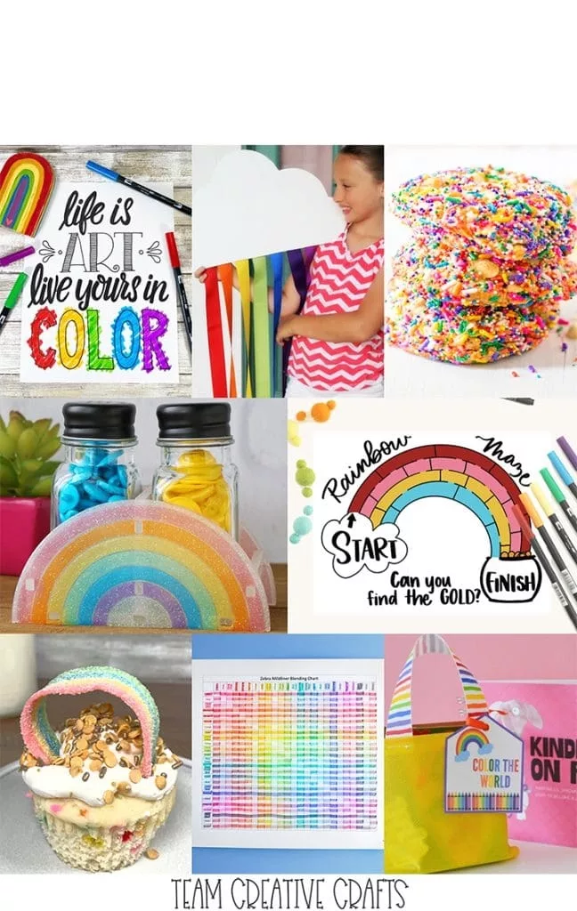 Rainbow Canvas Art Dollar Store Crafts for Kids - Laura Kelly's