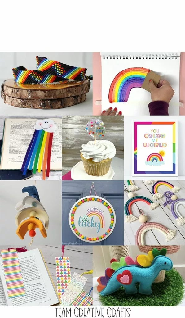 Rainbow Canvas Art Dollar Store Crafts for Kids - Laura Kelly's