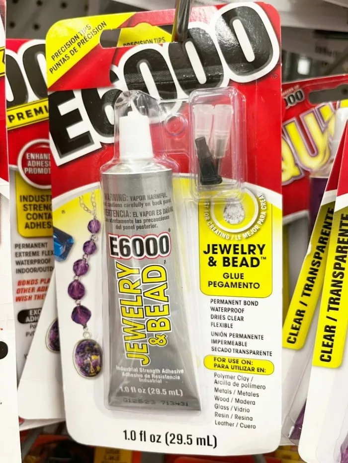 E6000 Adhesive Rhinestones Glue for Crafts, Jewelry and Bead E6000 Clear  Glue with Precision Tips & 5 []