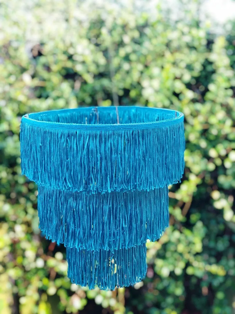 Trendy Fringe Chandelier DIY Tutorial