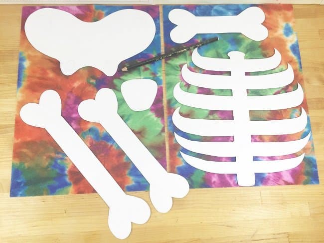 Kids Skeleton Halloween Costume - No Sewing