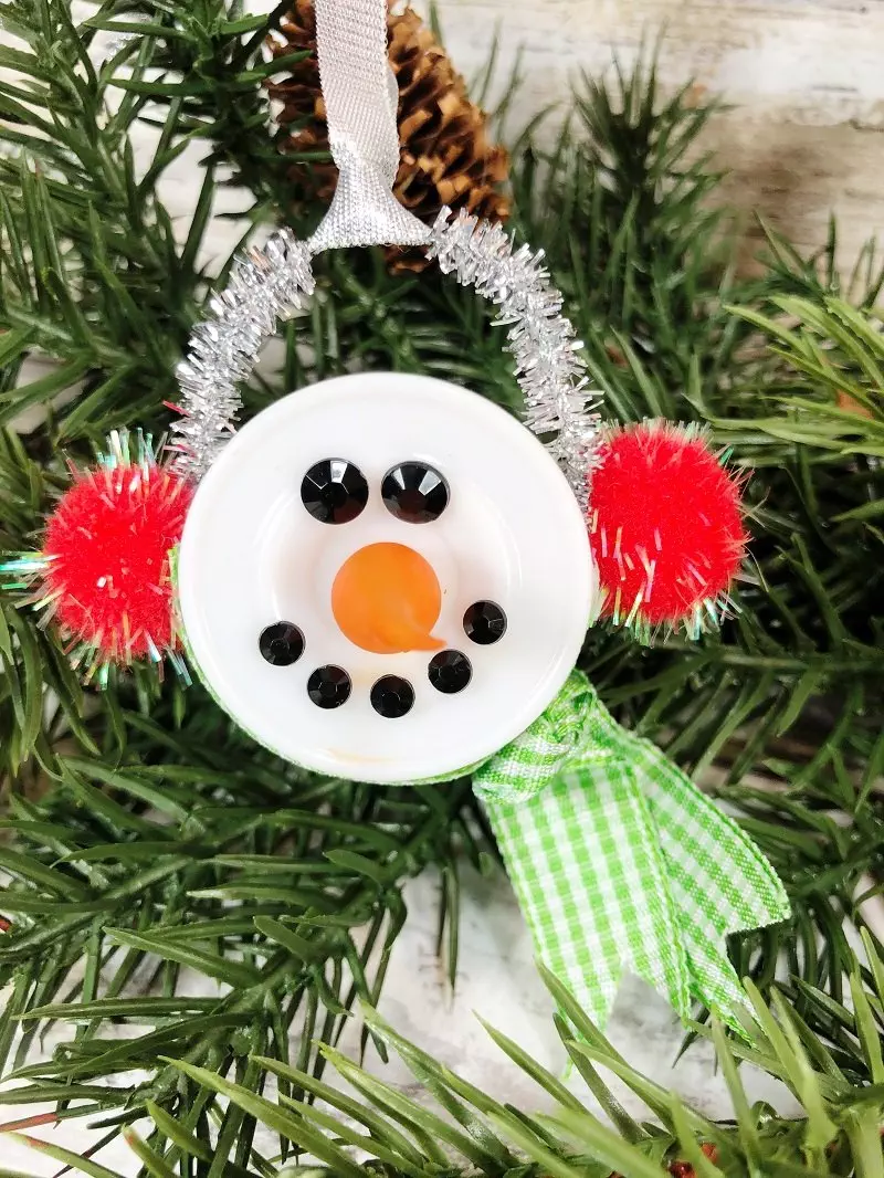 Dollar Tree Snowman Votive a 15 Minute Craft