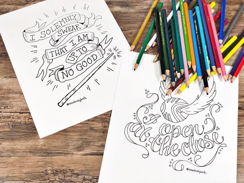Four Magical Harry Potter Printable Quotes