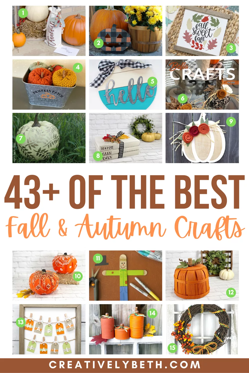 THE BEST FALL CRAFTS CREATIVELY BETH 1 | Creatively Beth