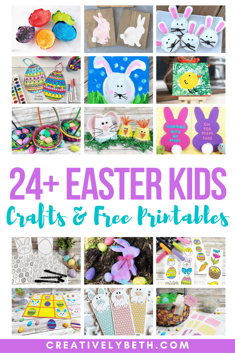 24+ of the Cutest Easter Kids Crafts and Free Printables